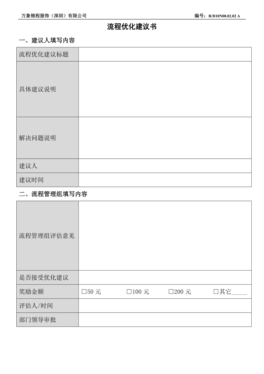 流程优化建议书_第1页