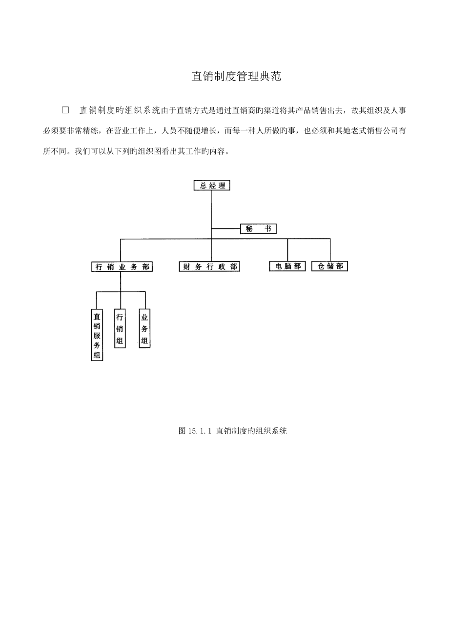 企业直销新版制度管理典范_第1页