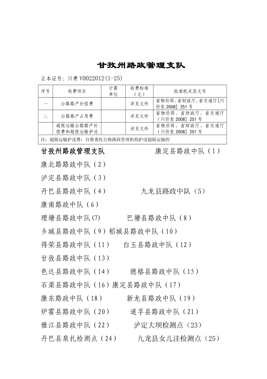 甘孜州路政管理支队_第1页