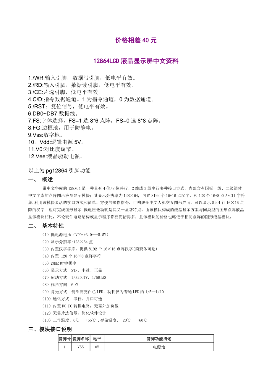LCD12864-LCD1602-LM0161中文资料_第1页