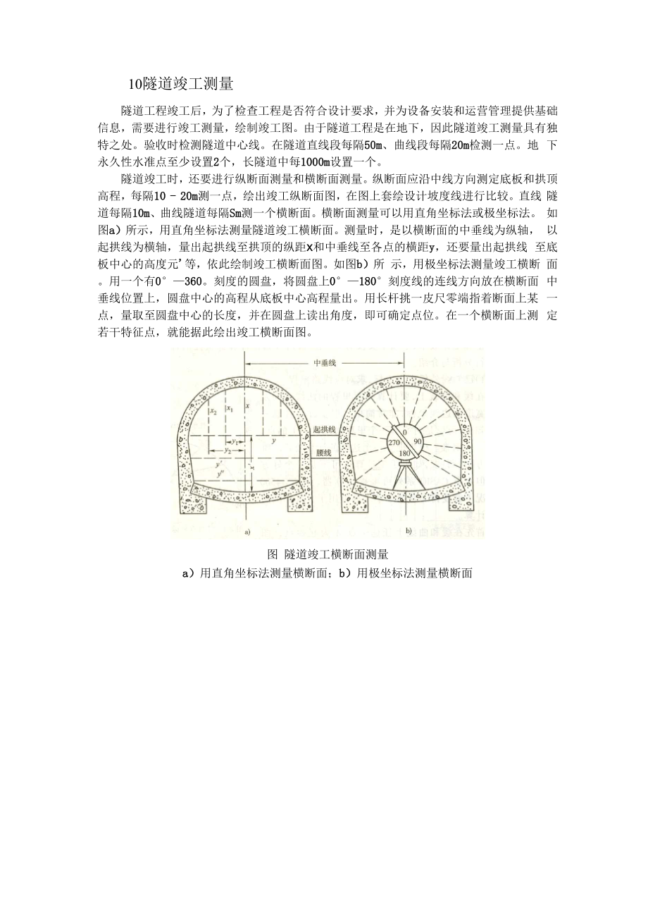 隧道竣工测量_第1页