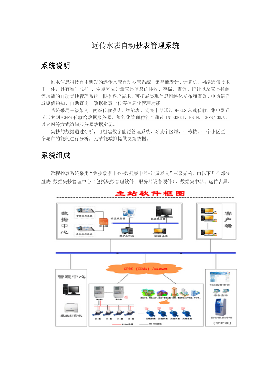 远传水表自动抄表管理系统_第1页