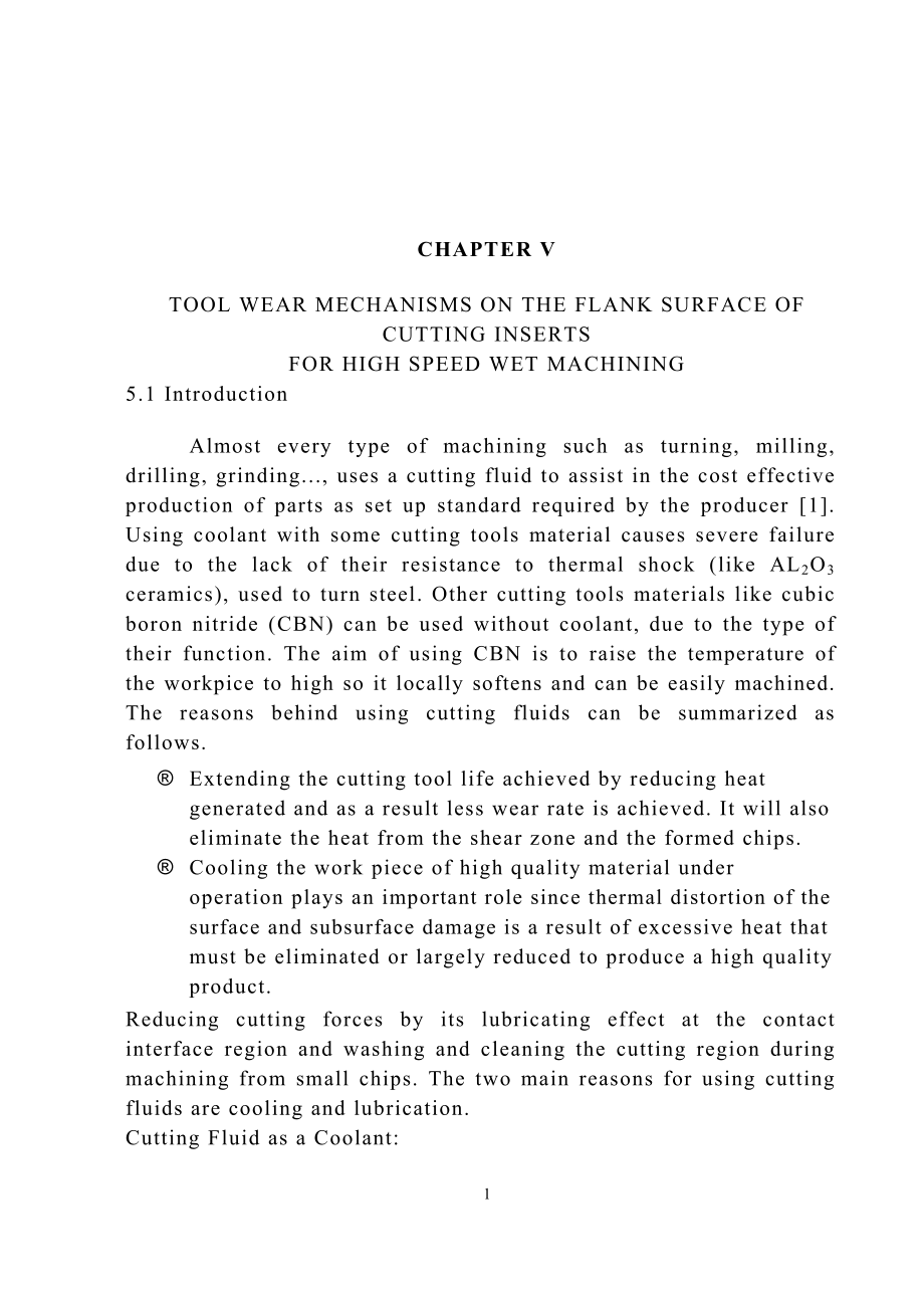 外文翻译在高速潮湿机械加工条件下后刀面表层磨损机理_第1页