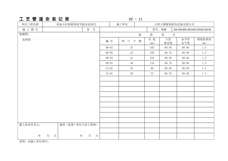 认证考试管道及焊口罐施工组织设计_第1页