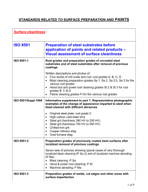 Frosio 16C Summary of standards