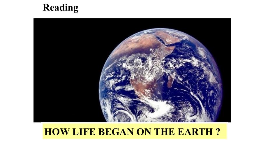How life began on the earth_第1页