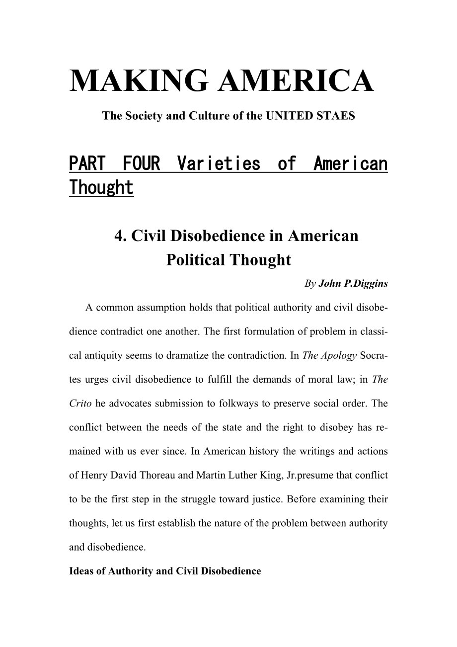 全英文版建造美国MAKINGAMERICA美国的社会与风俗第四部分2_第1页