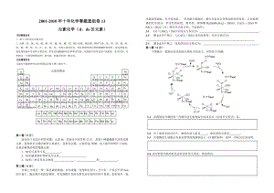 2001-2010年十年化學(xué)賽題重組卷13 （元素化學(xué)d、ds區(qū)元素）