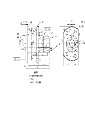 CA6140機(jī)床 法蘭盤課程設(shè)計(jì) 代號(hào)831004