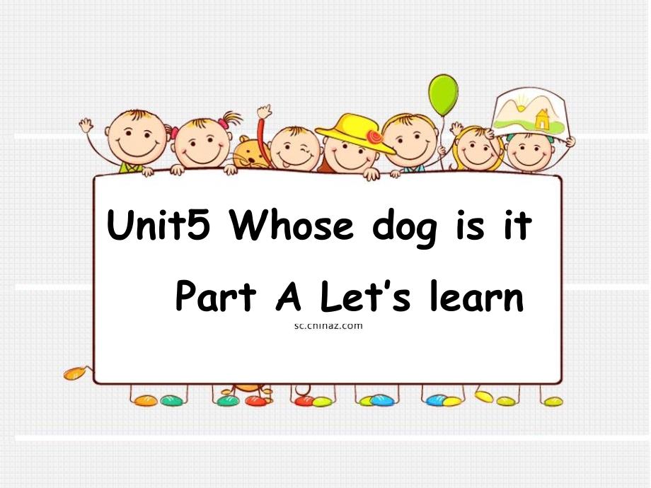 新PEP6五年级下册Unit5WhosedogisitReadandwrite_第1页