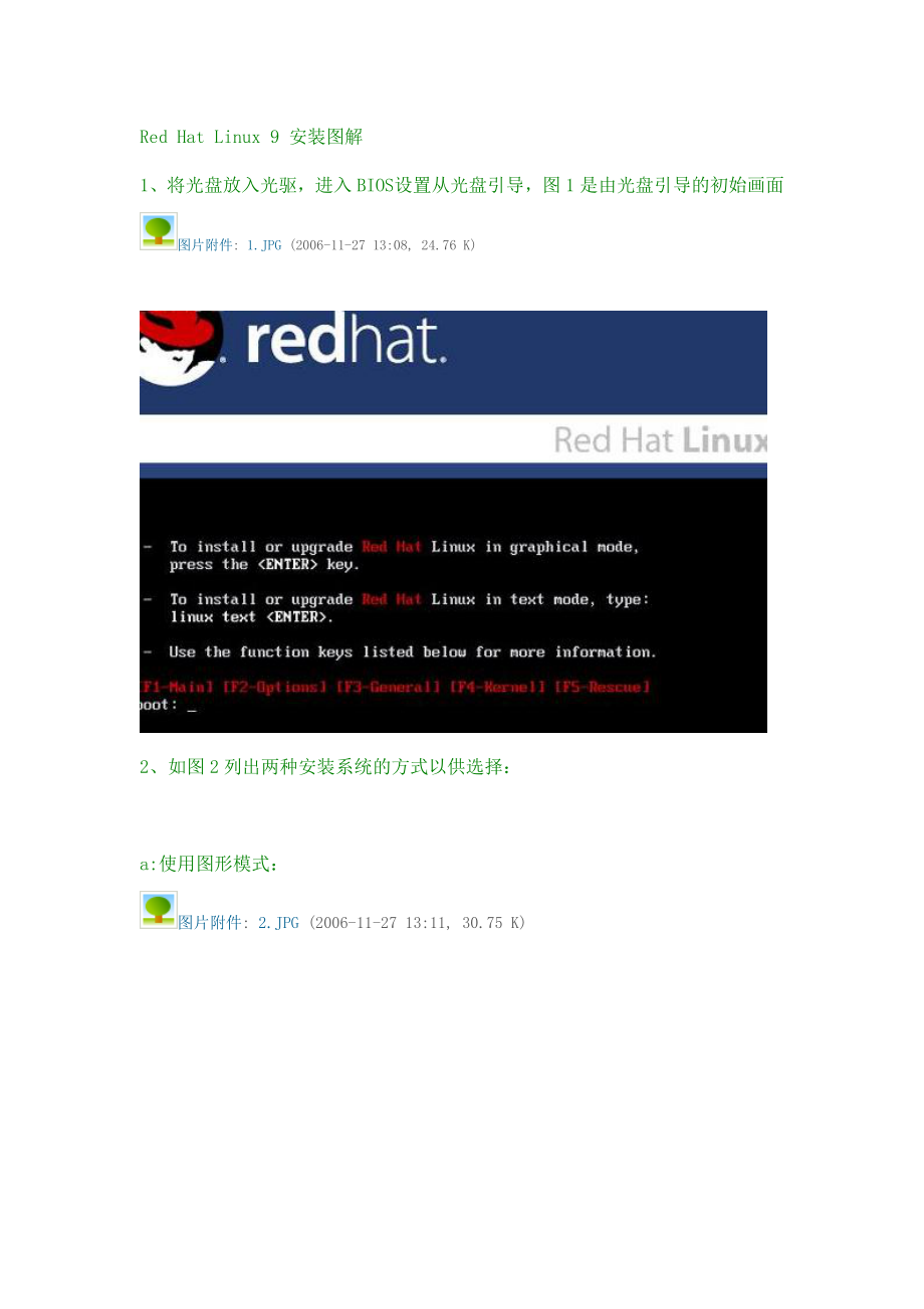 RedHatLinux9安装图解_第1页