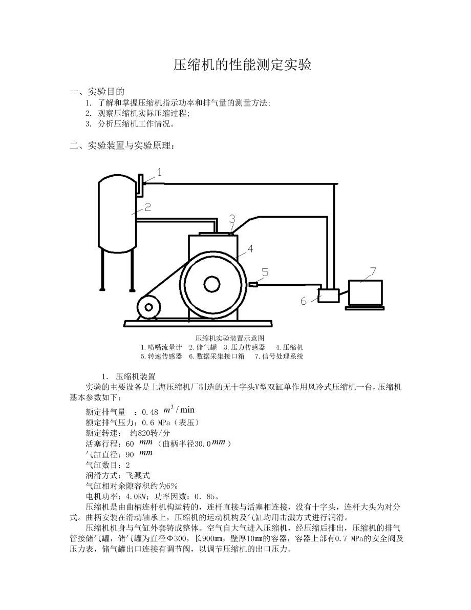 压缩机功率和排气量的测定(480l)_第1页