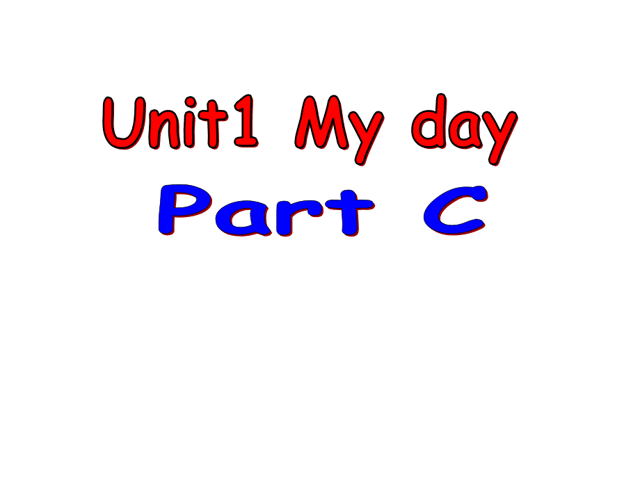 新版小学英语五年级下册Unit1MydayCReadandwrite_第1页