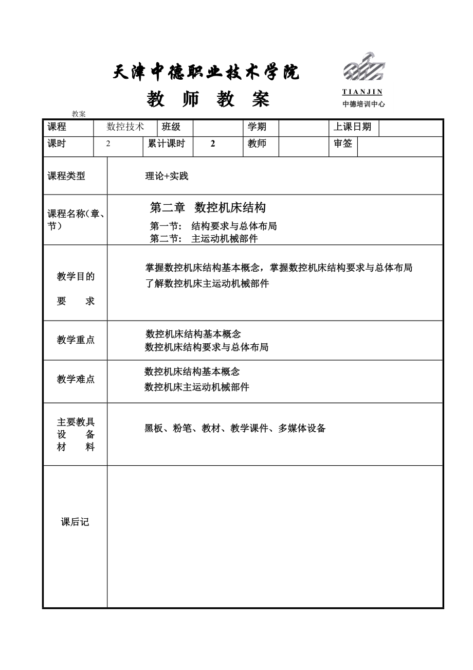 第二章数控机床结构_第1页