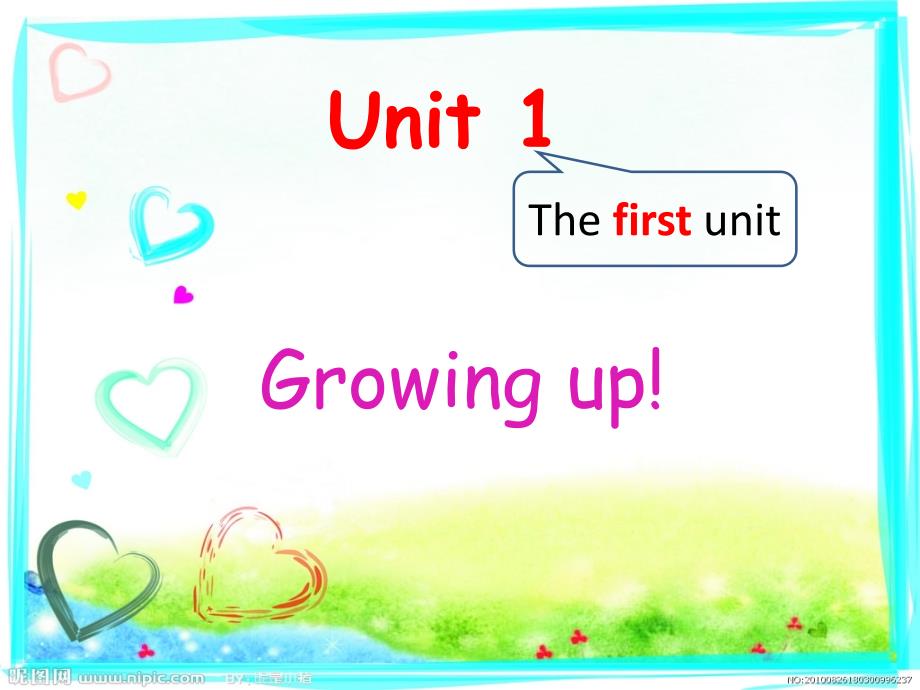 沪教版六年级英语Unit1Growingup_第1页