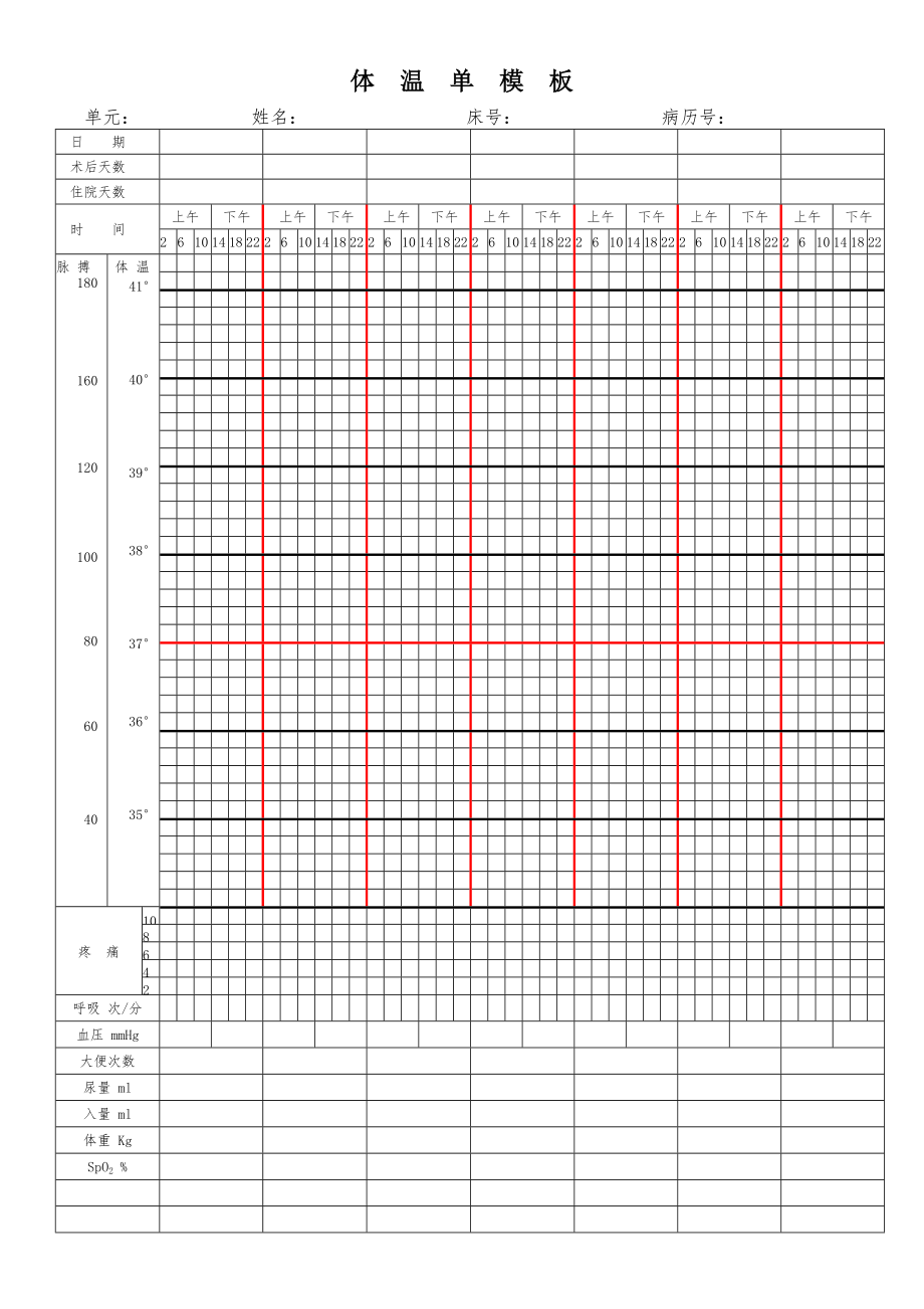 体温单模板(共2页)_第1页