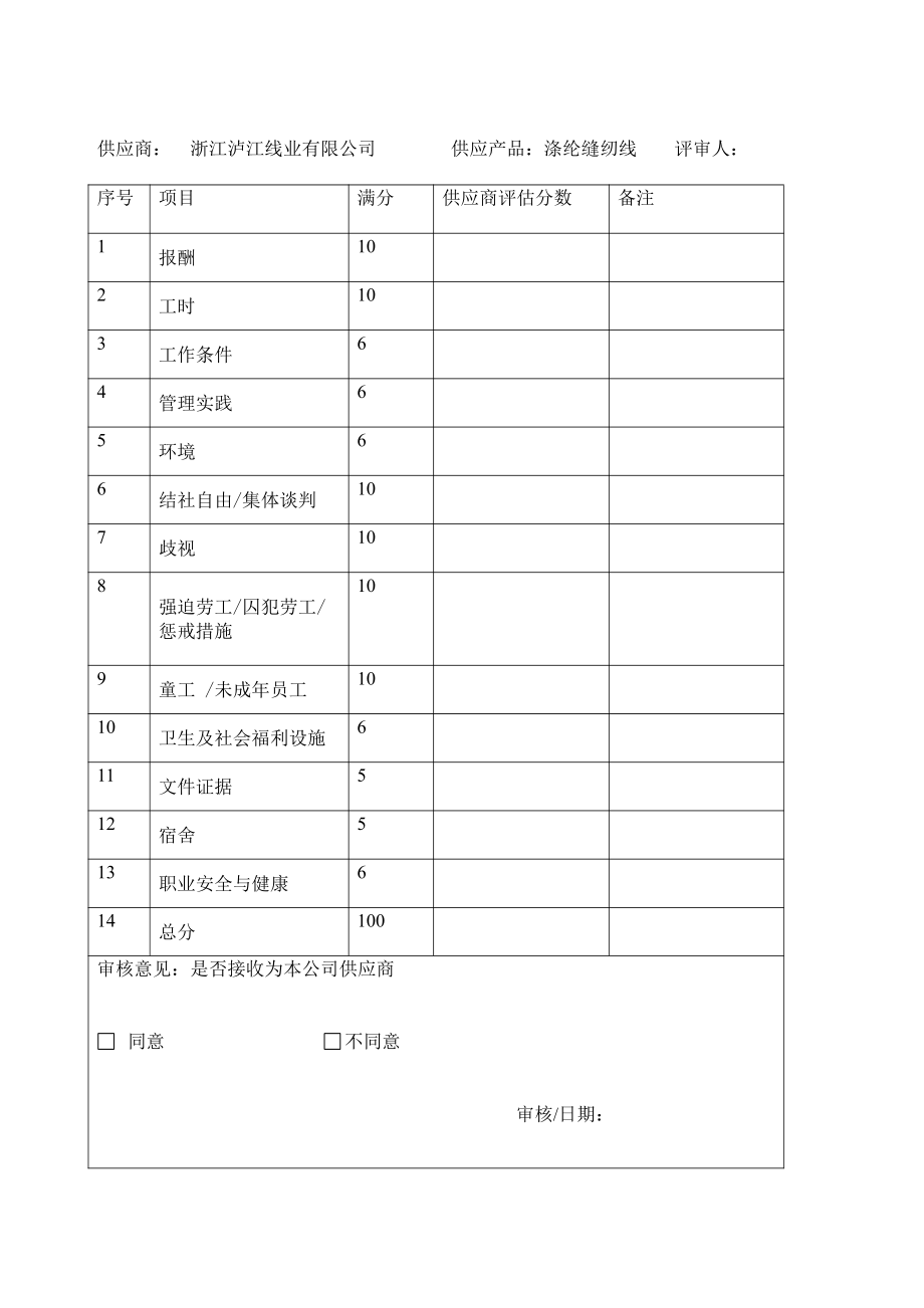 供应商社会责任评估_第1页