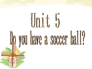 七年级英语上册_Unit5_Do_you_have_a_soccer_ball第一课时课件_人教新目标版