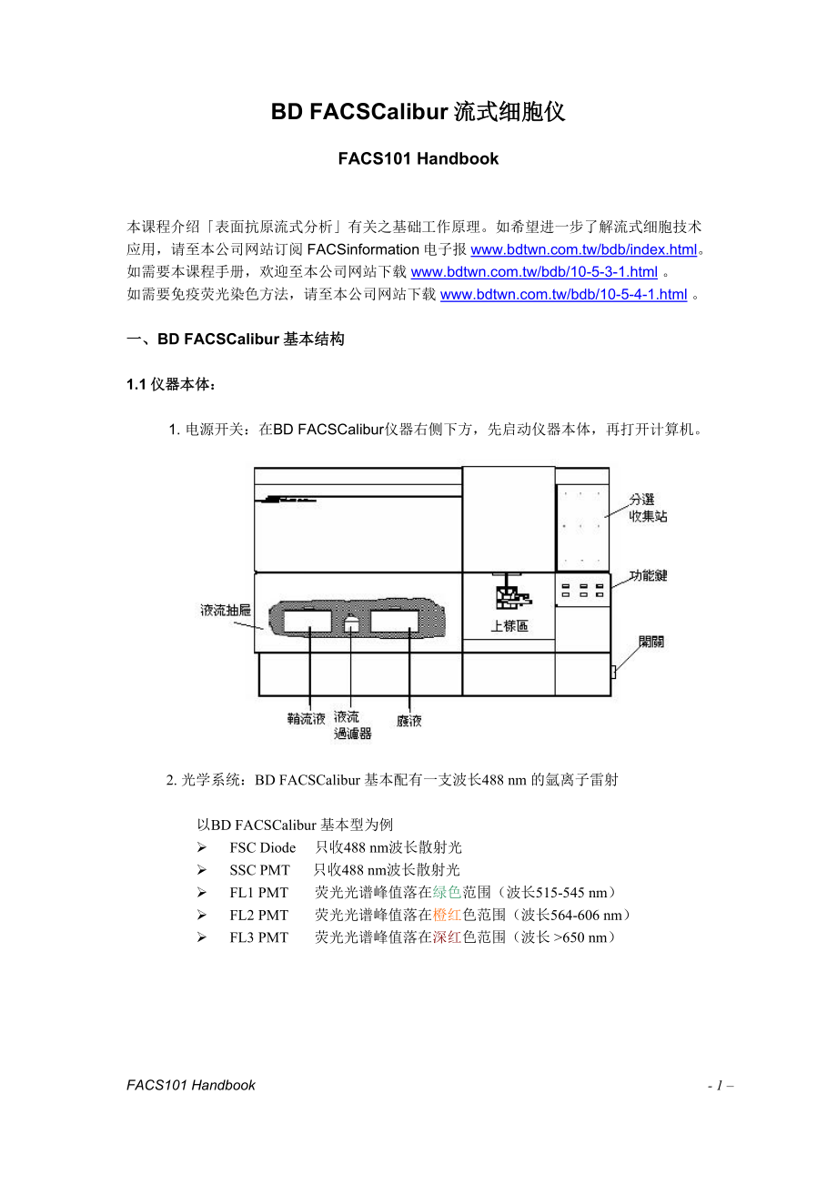 BD 流式细胞仪_第1页