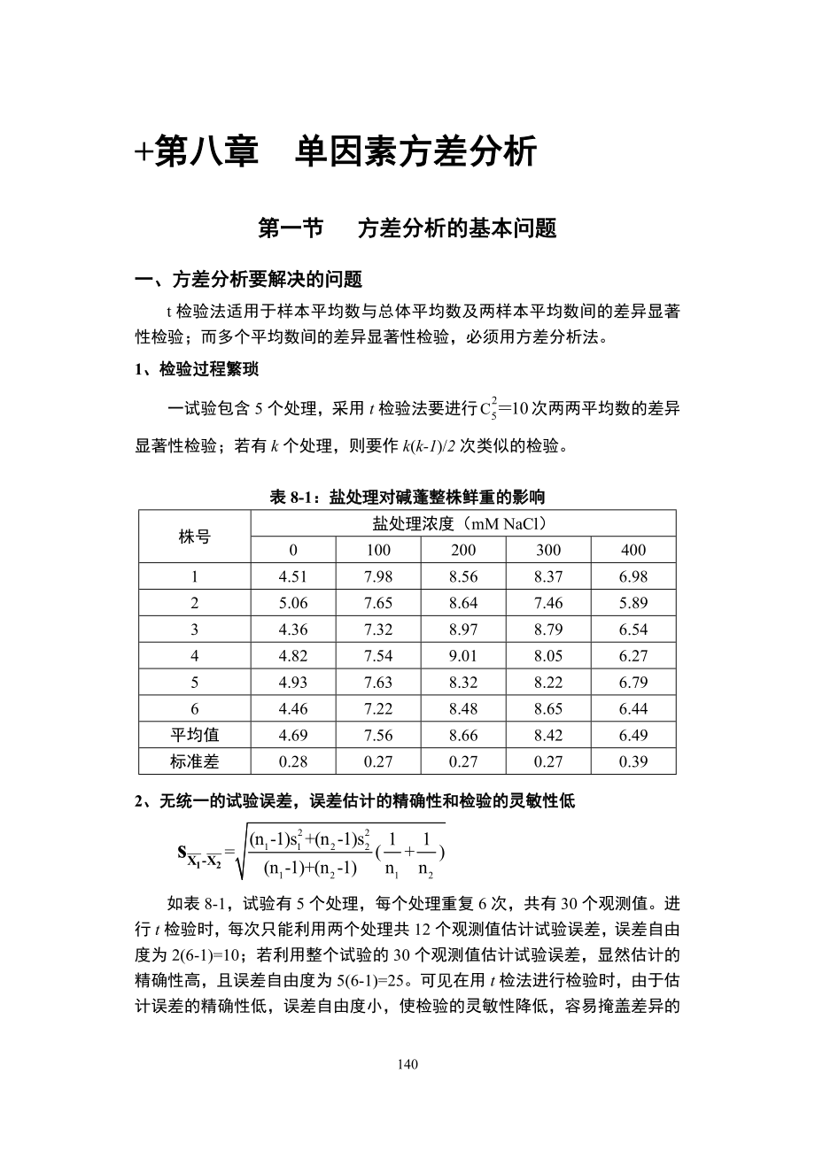 11-第8章單因素方差分析_第1頁