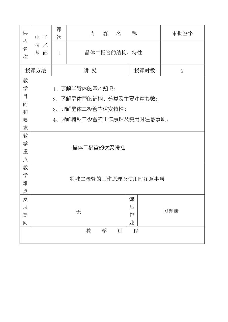 晶体二极管的结构、特性_第1页