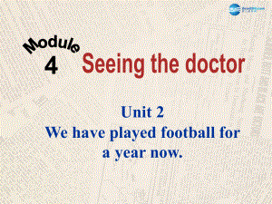 八年級英語上冊 Module 4 Unit 2 We have played football for a year now課件