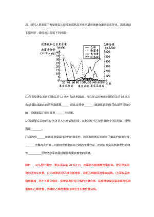 高三單元滾動(dòng)檢測(cè)卷生物 滾動(dòng)檢測(cè)三 非選擇題