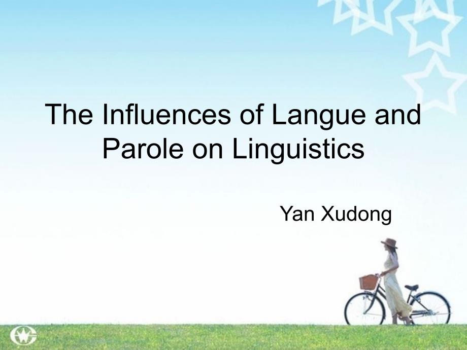 Langue and parole语言和言语的区别于联系_第1页