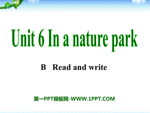 人教PEP五年级英语上册Unit6_In_a_nature_park课件