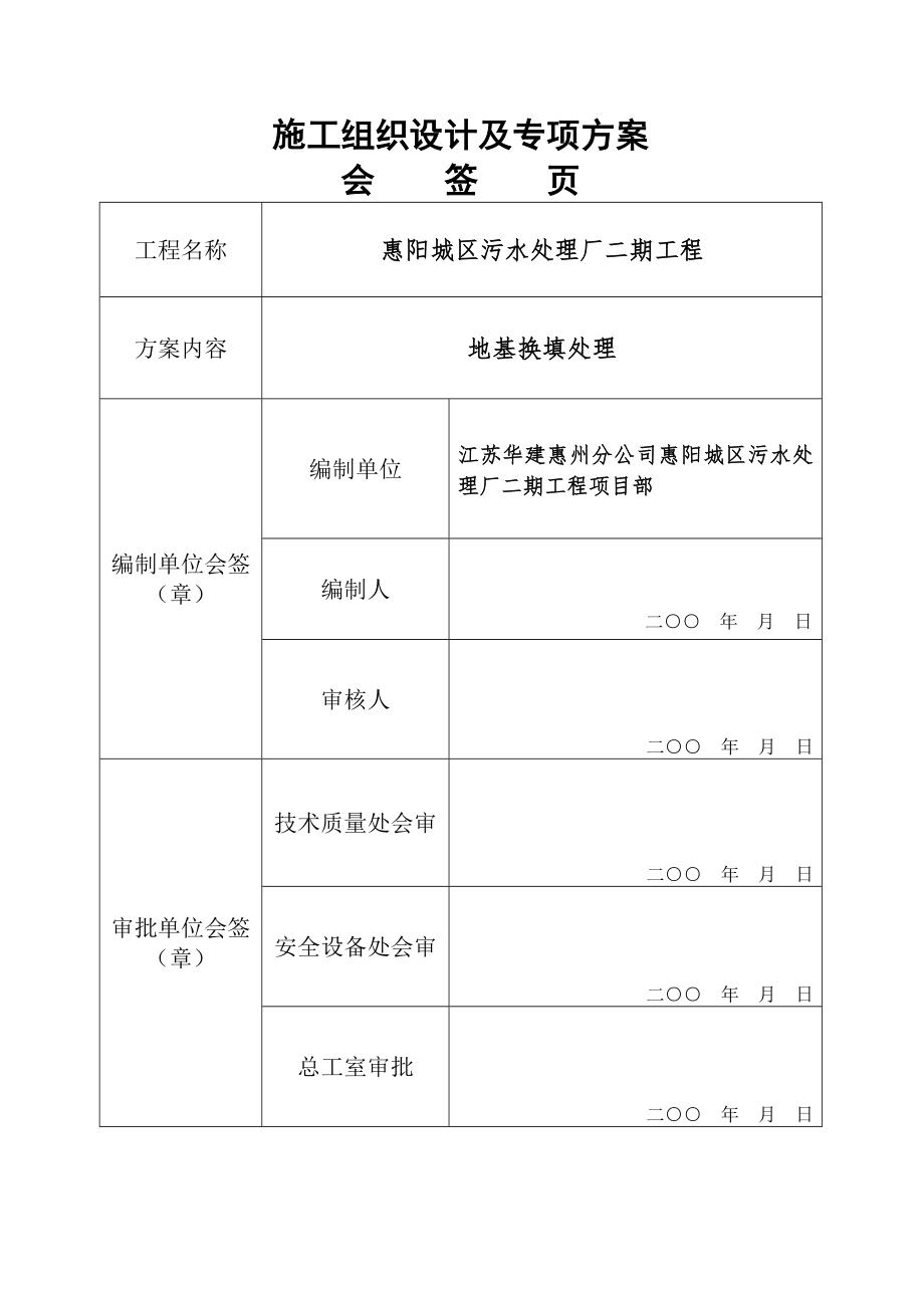 污水处理厂地基处理方案_第1页