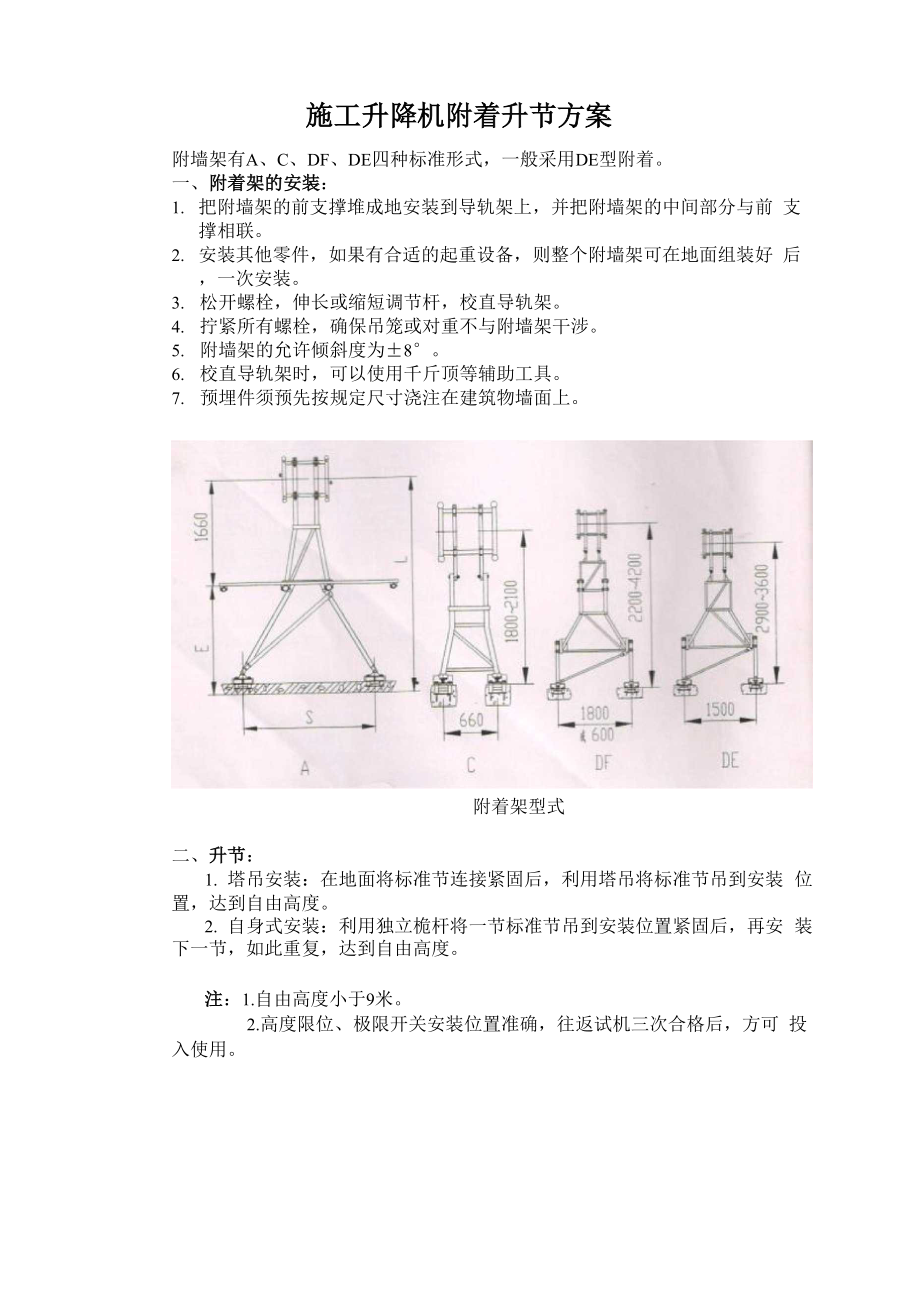 电梯升节方案_第1页