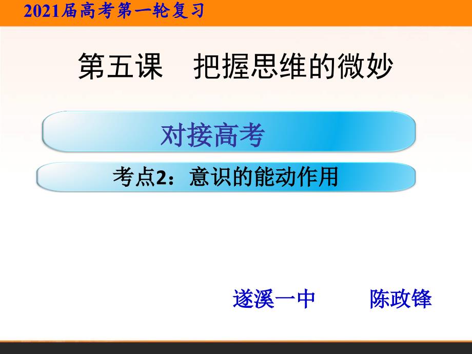 2019届第一轮复习意识的作用县调研公开课_第1页