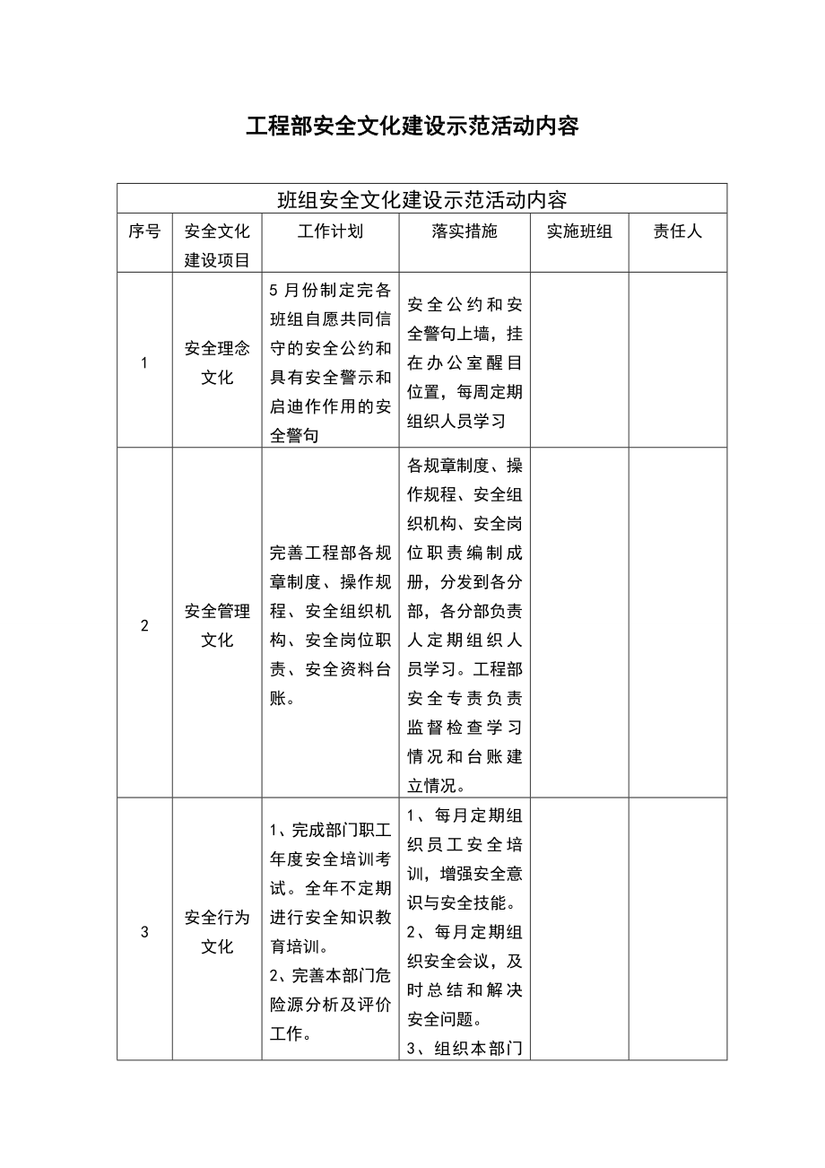 班组安全文化建设活动内容_第1页