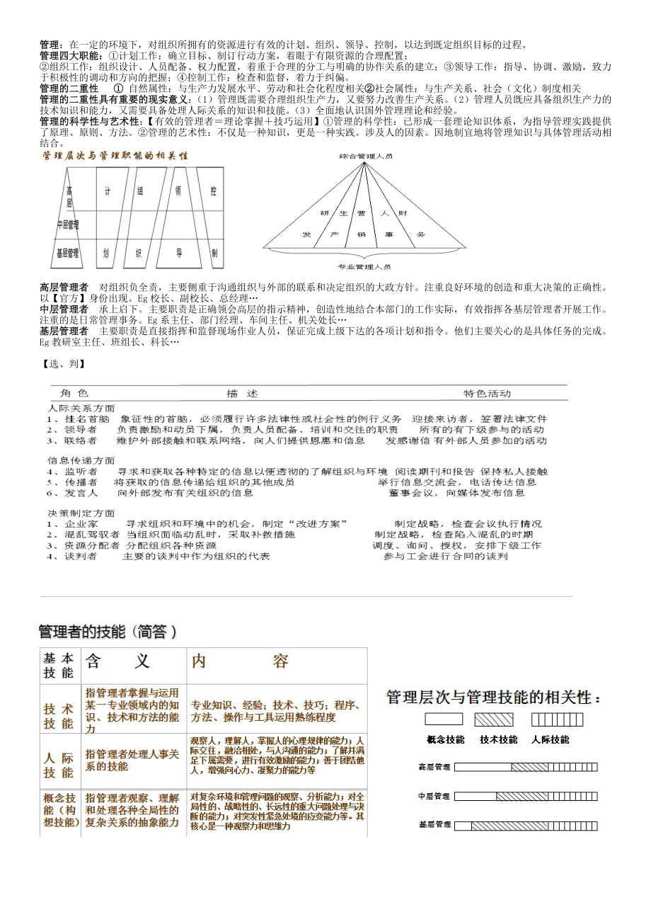 浙江农林大学管理学考试_第1页