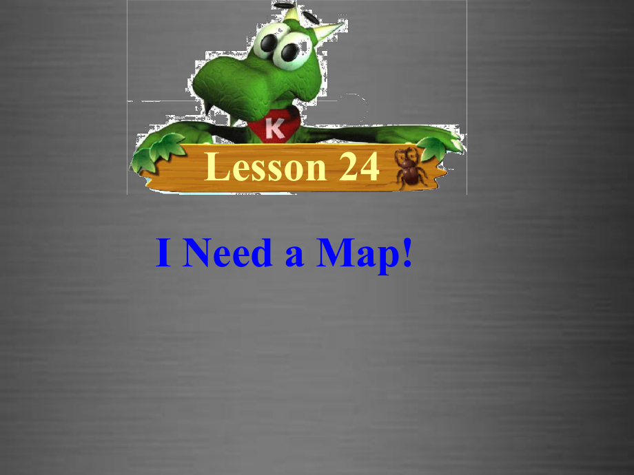 冀教初中英語八上《Lesson 24 I Need a Map!》PPT課件 (2)_第1頁