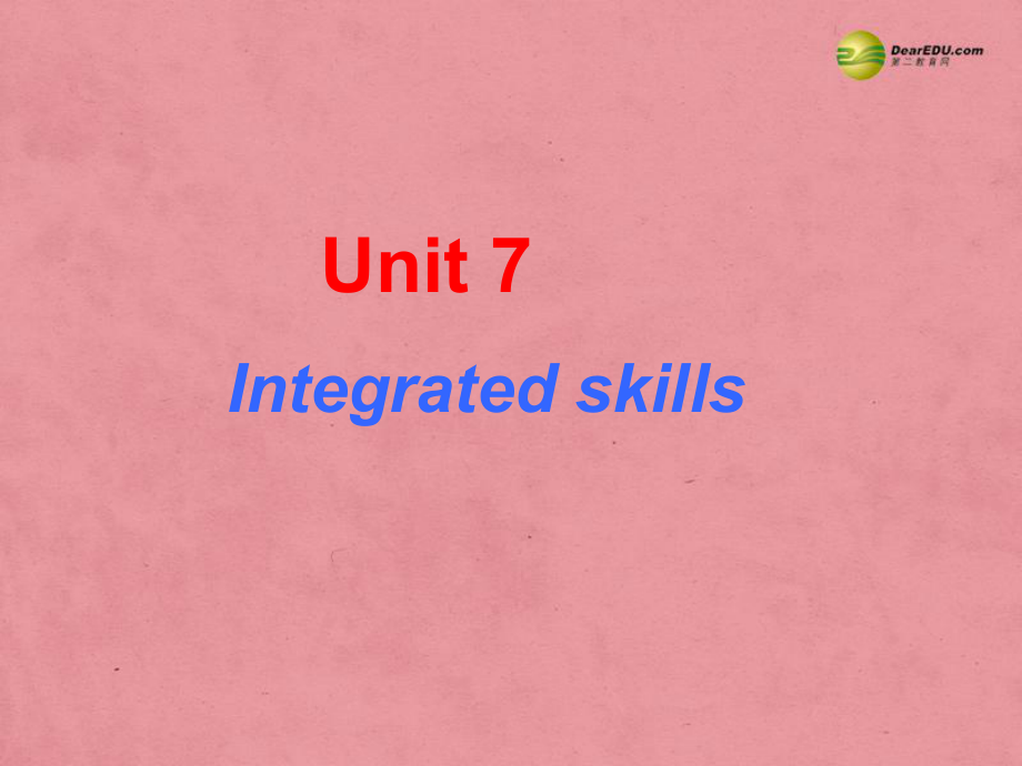 八年級英語下冊 8B Unit7 International charities Integrated skill課件_第1頁