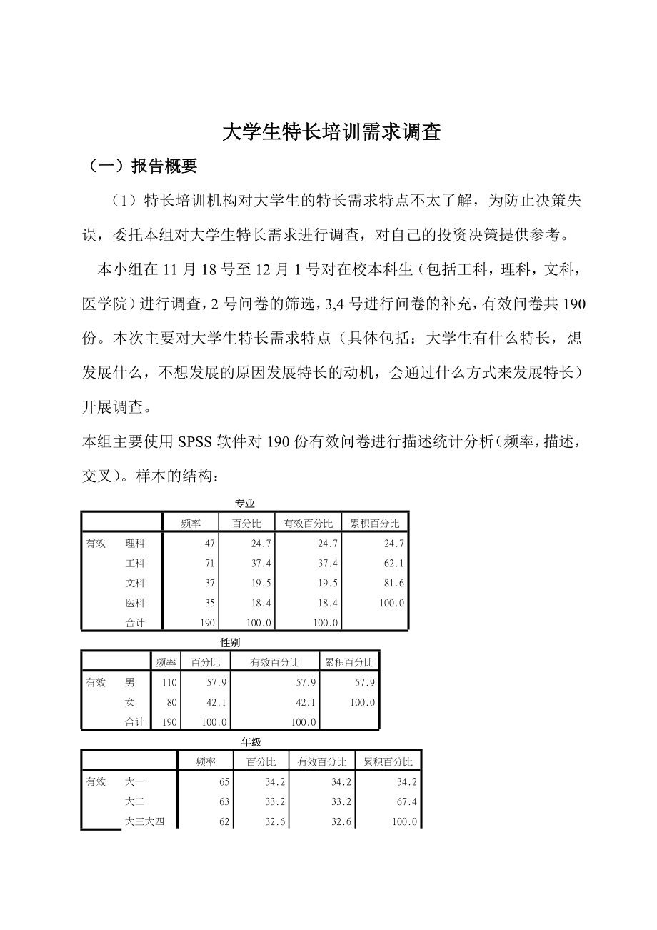 大学生兴趣爱好调查报告_第1页