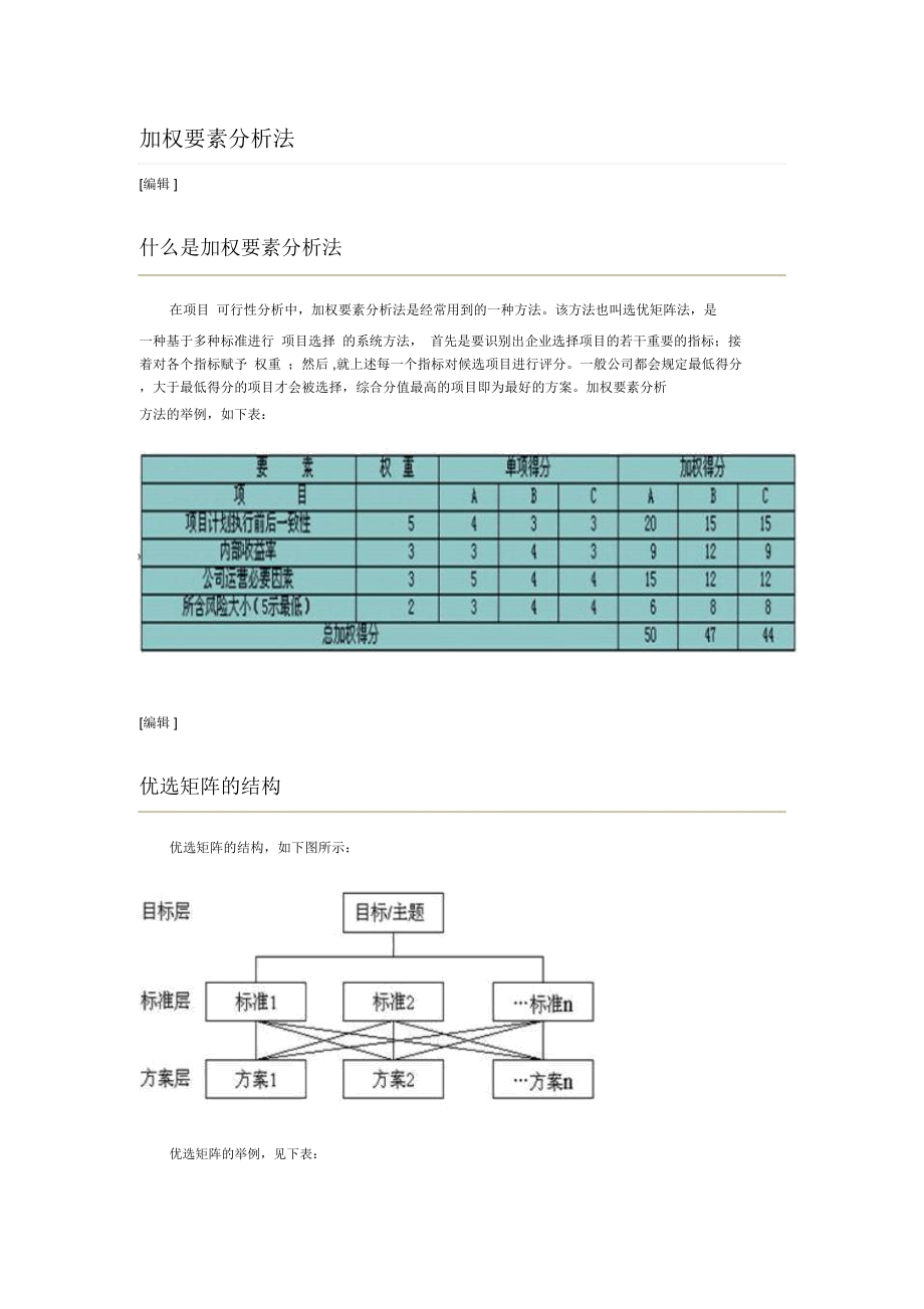 管理工具加权要素分析法_第1页