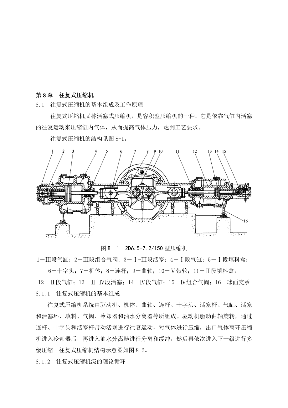 第8章 往復(fù)式壓縮機(jī)_第1頁