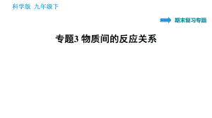 科學(xué)版九年級(jí)下冊(cè)化學(xué)課件 專題3 物質(zhì)間的反應(yīng)關(guān)系