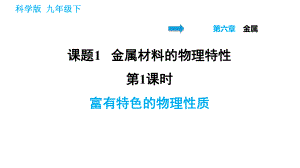 科學(xué)版九年級下冊化學(xué)課件 第六章 6.1.1 富有特色的物理性質(zhì)