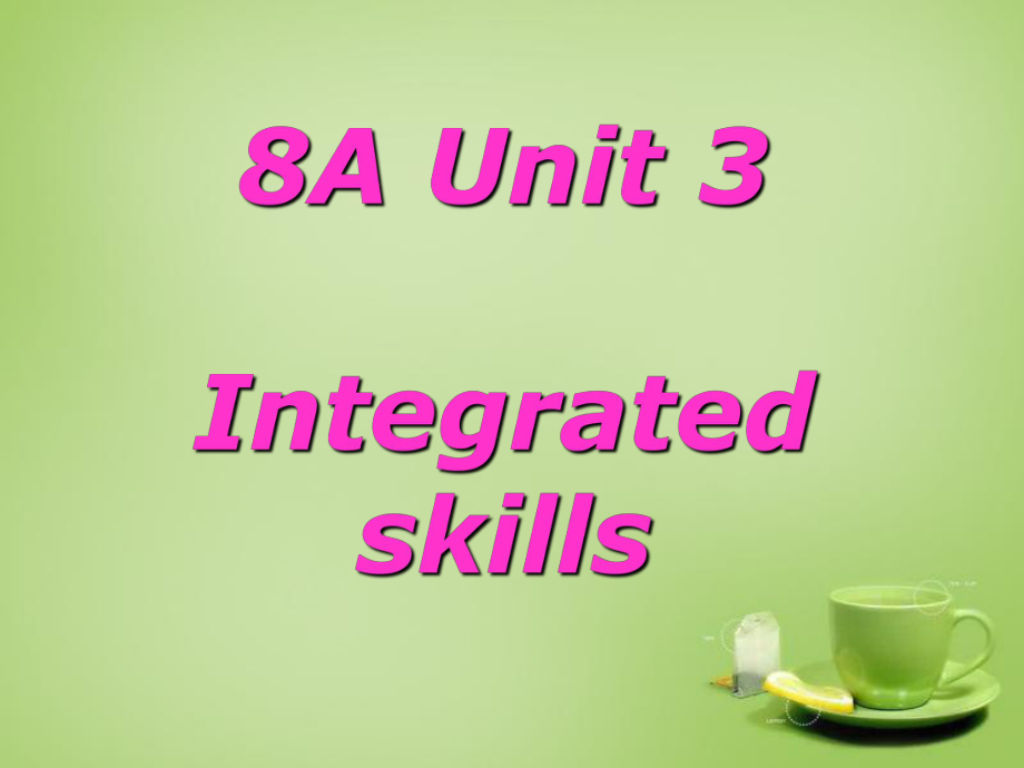 江苏省姜堰区叶甸初级中学八年级英语上册 Unit 3 A day out Integrated skills课件_第1页