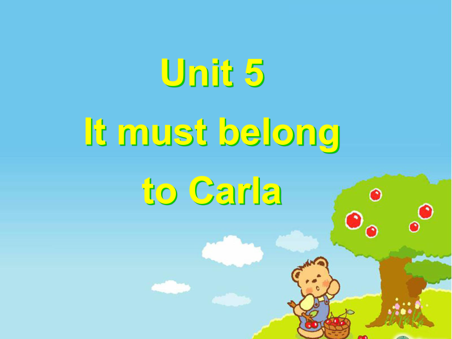 新目標初中英語九年級Unit 5It must belong to Carla課件period 6_第1頁