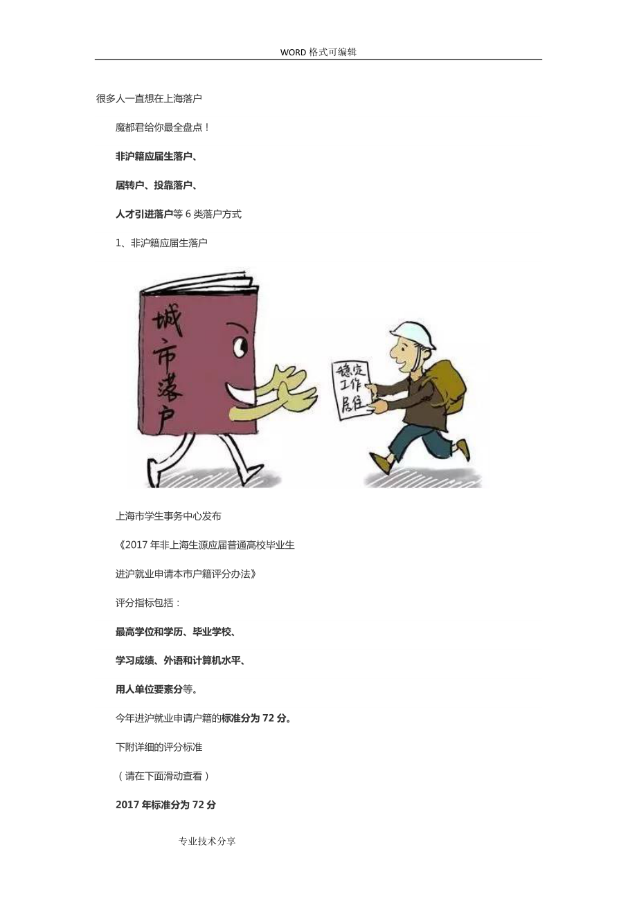 上海落户积分政策_第1页