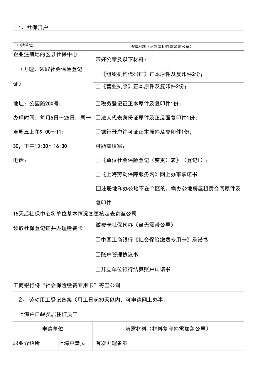 上海新公司社保公积金开户流程_第1页