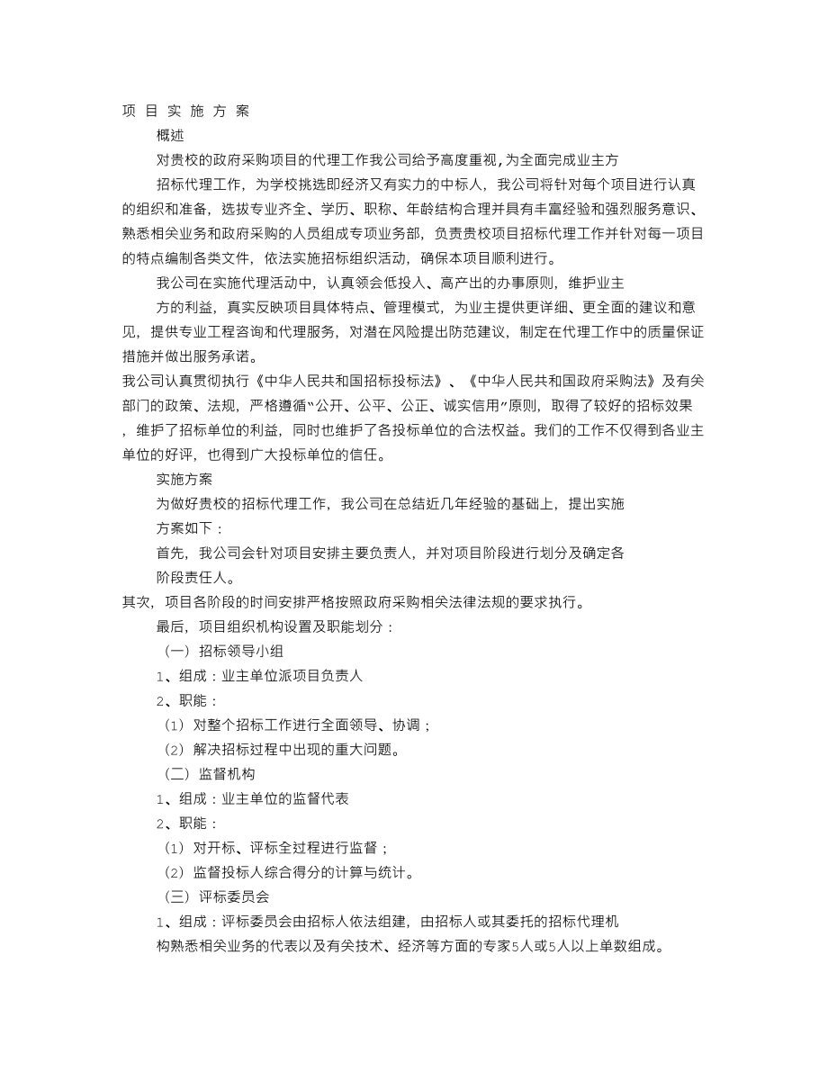 项目活动方案_第1页