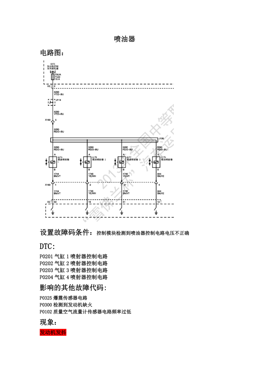 喷油器常见故障_第1页