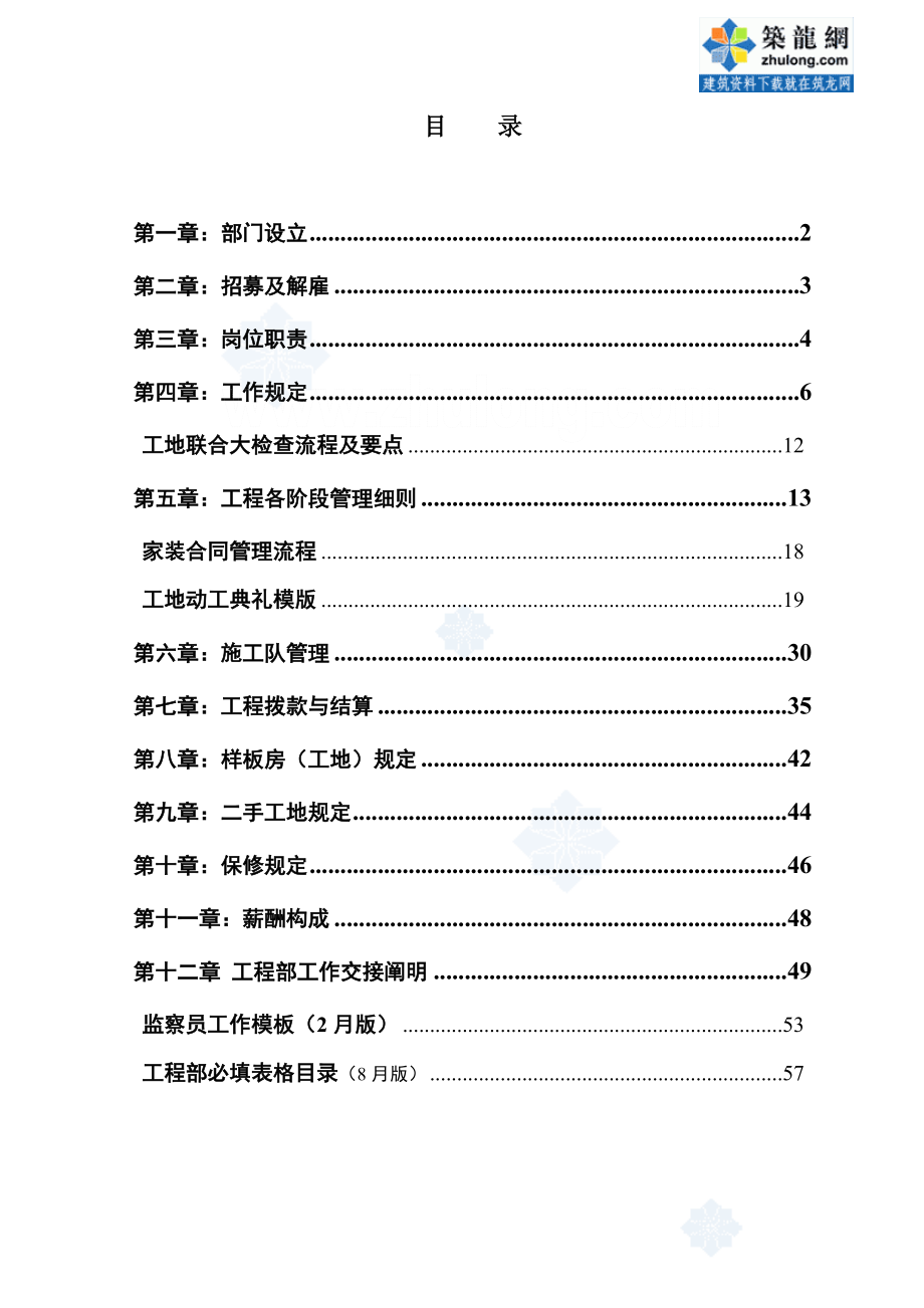 北京某装饰公司工程部管理制度汇编_第1页