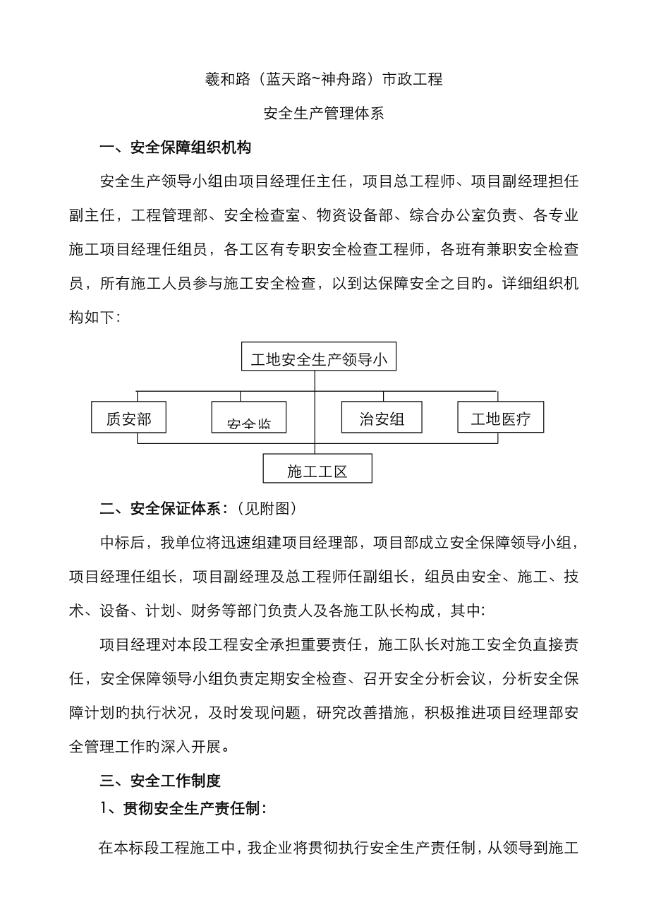 安全生产管理体系模板_第1页