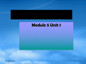 人教版五級英語下冊 Module 5 Unit 1(1)課件 外研（一起）